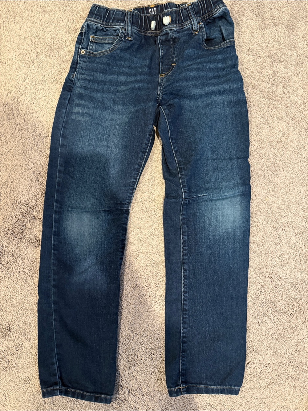 GAP Boy's Stretch Slim L elastic waist jeans